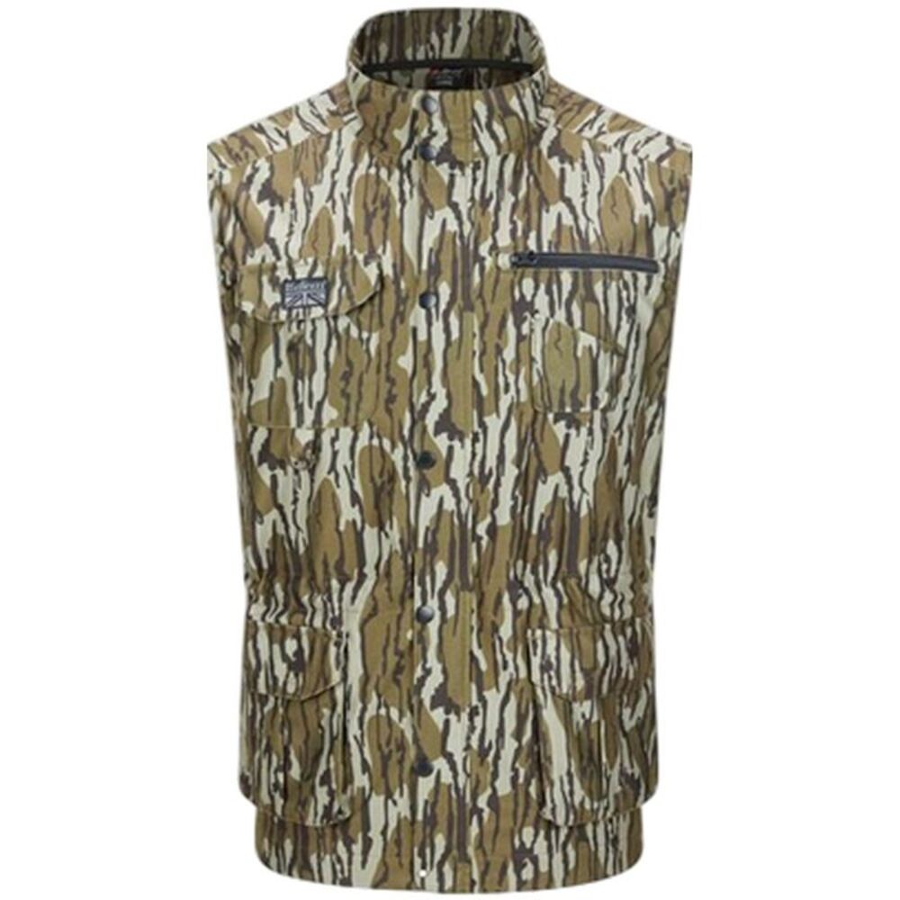 Diem Mens Camo Multi Pocket Vest / Khaki